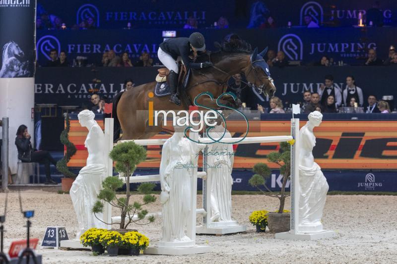 Pezzoli Clara (ITA) riding Fantasia de Beaufour_Verona_20241109_SS359253.jpg